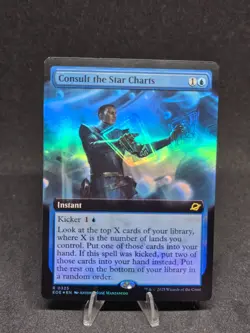 MTG Consult the Star Charts 0325 Edge of Eternities Extended Art Holo Rare NM - Image 1