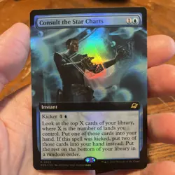 MTG Consult the Star Charts 0325 Edge of Eternities Extended Art Holo Rare NM - Image 1