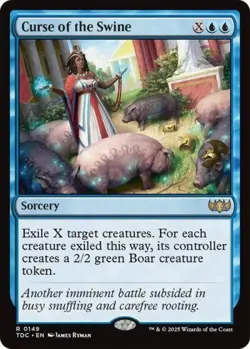 Curse of the Swine - Light Play MTG Commander: Tarkir: Dragonstorm - Image 1