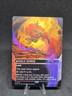 MTG Needle Spires 0010 Edge of Eternities Borderless Full Art Rare NM - Image 1