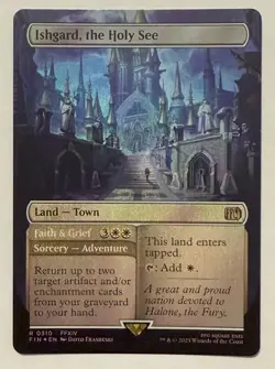 Ishgard, the Holy See Borderless Foil - Final Fantasy MTG - Image 1