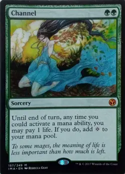 157/249 CHANNEL MYTHIC ICONIC MASTERS MTG CARD - Image 1