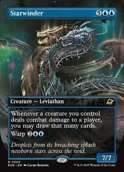 1x - Starwinder - (borderless #306) - Edge of Eternities - NM MTG - Image 1