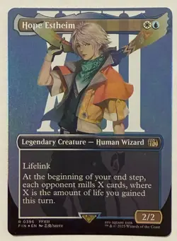 Hope Estheim Borderless Foil - Final Fantasy MTG - Image 1