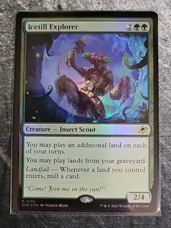 IceTill Explorer MTG Edge of Eternities Card NM Condition Foil - Image 1