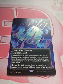 Gemstone Caverns - Galaxy Foil - Edge of Eternity - MTG NM | Commander - Image 2