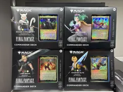 MTG Final Fantasy FIN Commander Decks Set of 4 Magic the Gathering Decks SEALED! - Image 1