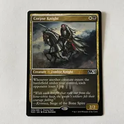 MTG Magic the Gathering Corpse Knight Promo Pack LP (206/357) Core Set 2020 M20 - Image 1