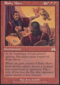 Risky Move - Medium Play MTG Onslaught - Image 1