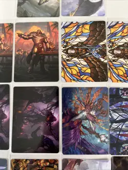 Lot of 30 MTG Magic Dominaria United Art Series Cards Including Gold Stamp DMU - Image 4