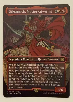 Gilgamesh, Master-at-Arms Borderless Foil - Final Fantasy MTG - Image 1