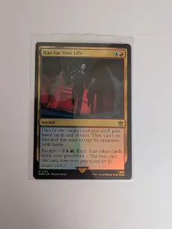 MtG Run For Your Life Doctor Who Magic Gathering NM/M - Image 2