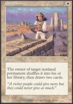 Oblation - Medium Play MTG Onslaught - Image 1