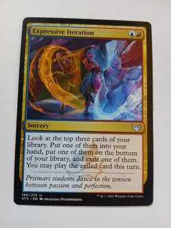 MTG Expressive Iteration Strixhaven: School Of Mages Near Mint Condition ●51 - Image 1