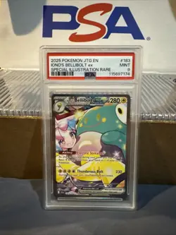 2025 POKEMON JOURNEY TOGETHER SPECIAL ILLUSTRATION RARE IONO'S BELLIBOLT EX PSA9 - Image 1