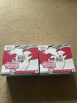 X2 Pokemon TCG White Flare Elite Trainer Box (ETB) NEW/SEALED - Image 1