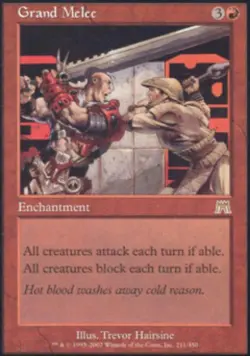Grand Melee - Medium Play MTG Onslaught - Image 1