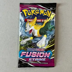 Pokemon Fusion Strike Booster Pack 10 Cards Pack NEW SEALED SINGLE PACK - Image 1