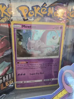 🔥 Pokemon TCG Shining Legends Mewtwo Pin Collection New Factory Sealed 🔥 - Image 2