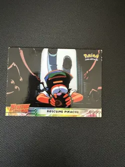 Pokemon TCG Rescuing Pikachu Pokemon Topps Mewtwo Strikes Back Holo And Nonholo - Image 4