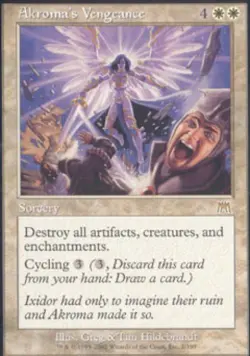 Akroma's Vengeance - Medium Play MTG Onslaught - Image 1