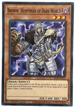 YuGiOh! - Broww, Huntsman of Dark World - SR13-EN009 - 1st Edition - Common - Image 1