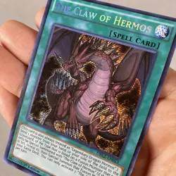 Yugioh The Claw of Hermos DRL2-EN013 Secret Rare 1st Ed NM - Image 4