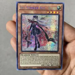 Yugioh Sky Striker Ace - Roze MP21-EN005 Secret Rare 1st Ed NM - Image 1