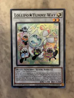 Yugioh! TCG - LollipoYummy Way - Super Rare - JUSH-EN021 - Justice Hunters - 1st - Image 1
