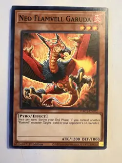 Neo Flamvell Garuda - HAC1-EN072 Yugioh Hidden Arsenal - 1st Edition NM - Image 1