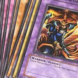 Lot Of 19 Vintage Yugioh Starter Deck Joey Cards No Doubles MP Condition 2002 - Image 2