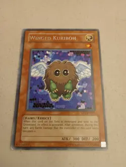 Yugioh Winged Kuriboh Unlimited Ed DP1-EN005 Rare Card Duelist Pack -Jaden Yuki- - Image 1