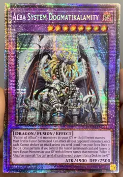 Yugioh Alba System Dogmatikalamity BLMM-EN011 Starlight Rare 1st Ed NM w/Track - Image 1