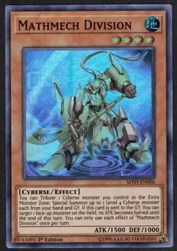 Yugioh Mathmech Division MYFI-EN006 Super Rare 1st Ed - VLP - Image 1