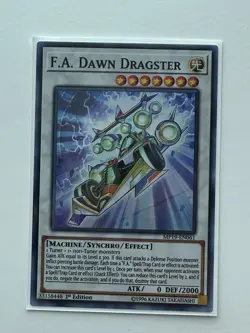 F.A. Dawn Dragster MP19-EN061 1st Ed Super Rare Near Mint Yugioh - Image 1