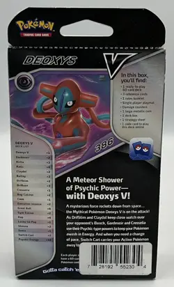 Deoxys V Battle Theme Deck Pokemon Sealed Pokemon & 29 Match Battle Pieces - Image 3