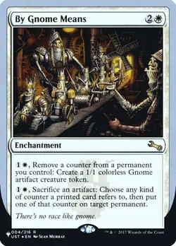 By Gnome Means - Foil - The List x1 NM Magic the Gathering 1x The List mtg card - Image 1