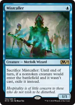 Mistcaller x1 NM Magic the Gathering 1x Magic 2019 mtg card - Image 1