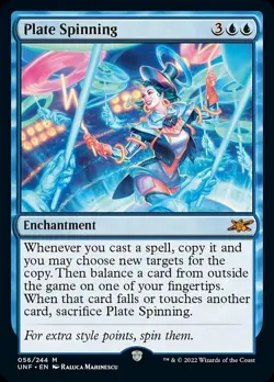 Plate Spinning - Foil x1 NM Magic the Gathering 1x Unfinity mtg card - Image 1