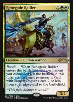 Renegade Rallier - FNM 2017 x1 NM Magic the Gathering 1x FNM Promos mtg card - Image 1
