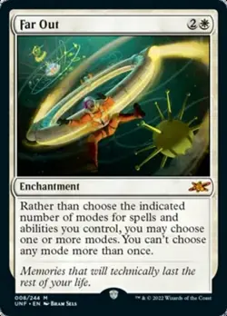 Far Out - Foil x1 NM Magic the Gathering 1x Unfinity mtg card - Image 1