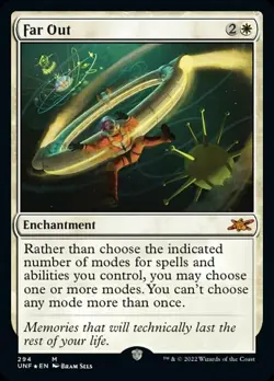 Far Out - Galaxy Foil x1 NM Magic the Gathering 1x Unfinity mtg card - Image 1