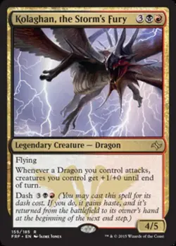 Kolaghan, the Storm's Fury x1 Magic the Gathering 1x Fate Reforged mtg card - Image 1