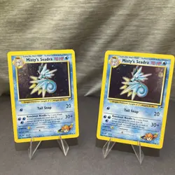 2X- Misty's Seadra Holo/Foil PRERELEASE 9/132 Pokemon TCG Gym Heroes Card Rare - Image 4