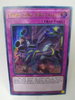 YU-GI-OH! Yang Zing Brutality. GFP2-EN169. 1st Edition Ultra Rare Card. TCG CCG - Image 1