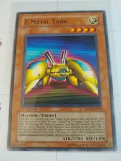 YU-GI-OH! Z-Metal Tank. DP2-EN007. 1st Edition Card. TCG CCG Yugioh - Image 1