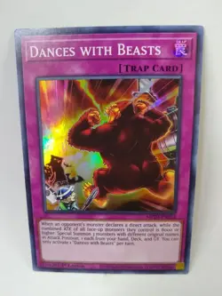 YU-GI-OH! Dances with Beasts. MP20-EN203. 1st Edition Super Rare Card. TCG CCG - Image 1