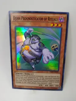 YU-GI-OH! Djinn Prognosticator of Rituals THSF-EN039. Super Rare Card. TCG CCG - Image 1