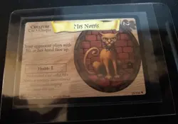 Harry Potter Trading Card Game TCG CCG. Mrs Norris. Rare Card #29/116 - Image 3