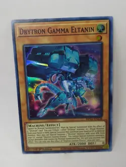 YU-GI-OH! Drytron Gamma Eltanin. MP21-EN238. 1st Edition Super Rare Card. TCG - Image 1